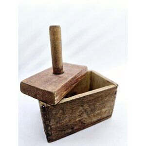 Antique Wooden Butter Shaper | Vintage | Primitives | Country Kitchen Decor